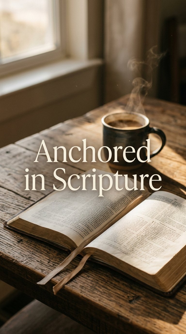 Anchored in Scripture