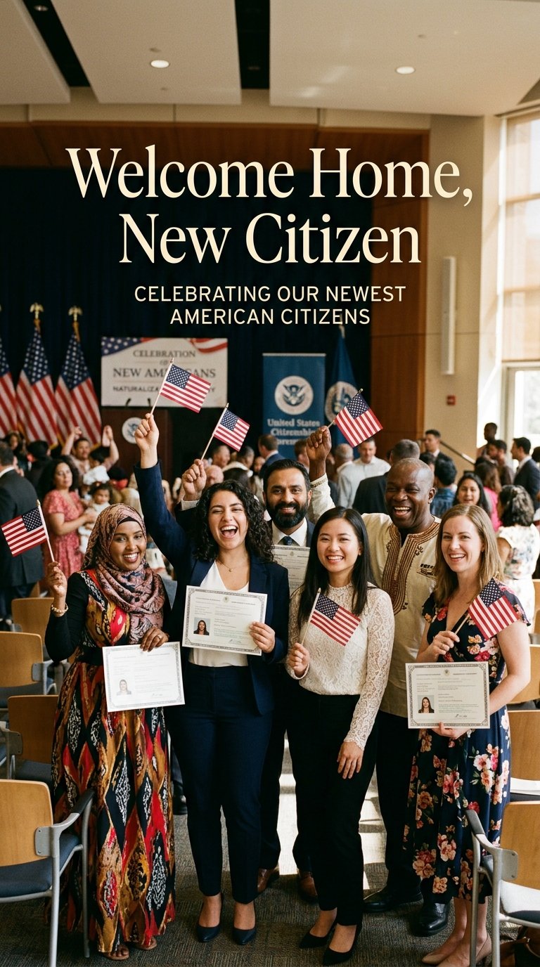 Welcome Home, New Citizen