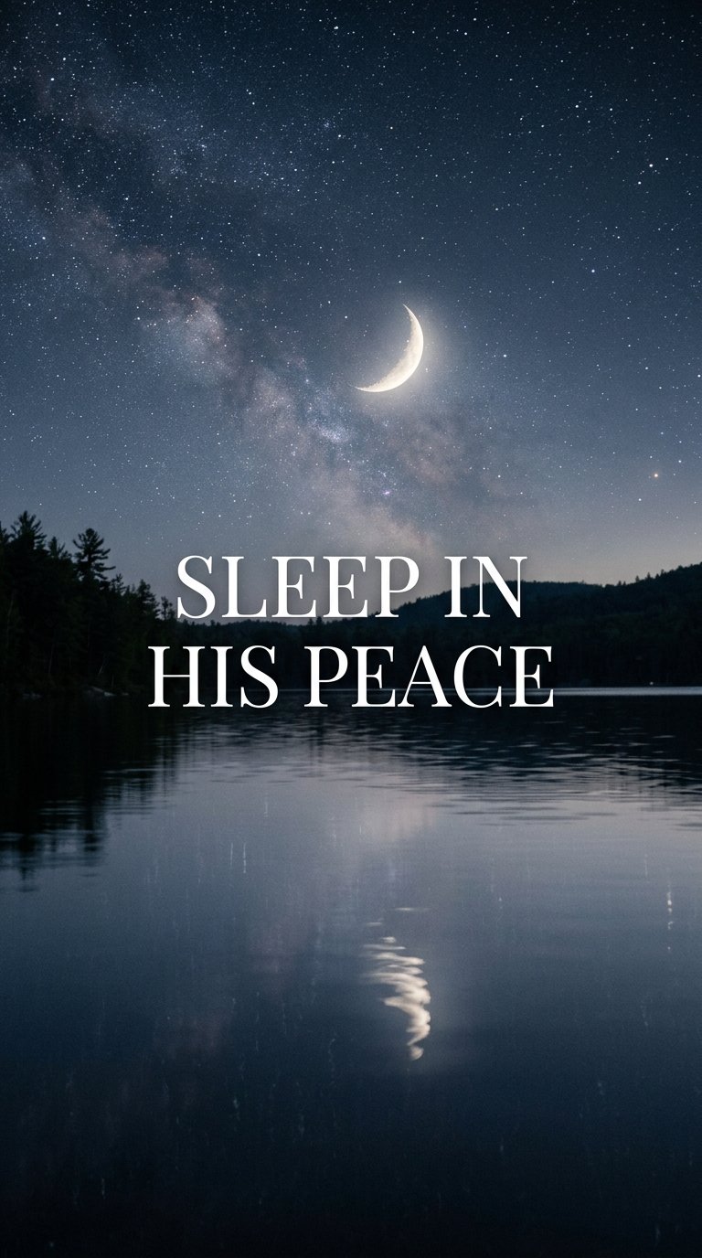 Sleep in His Peace