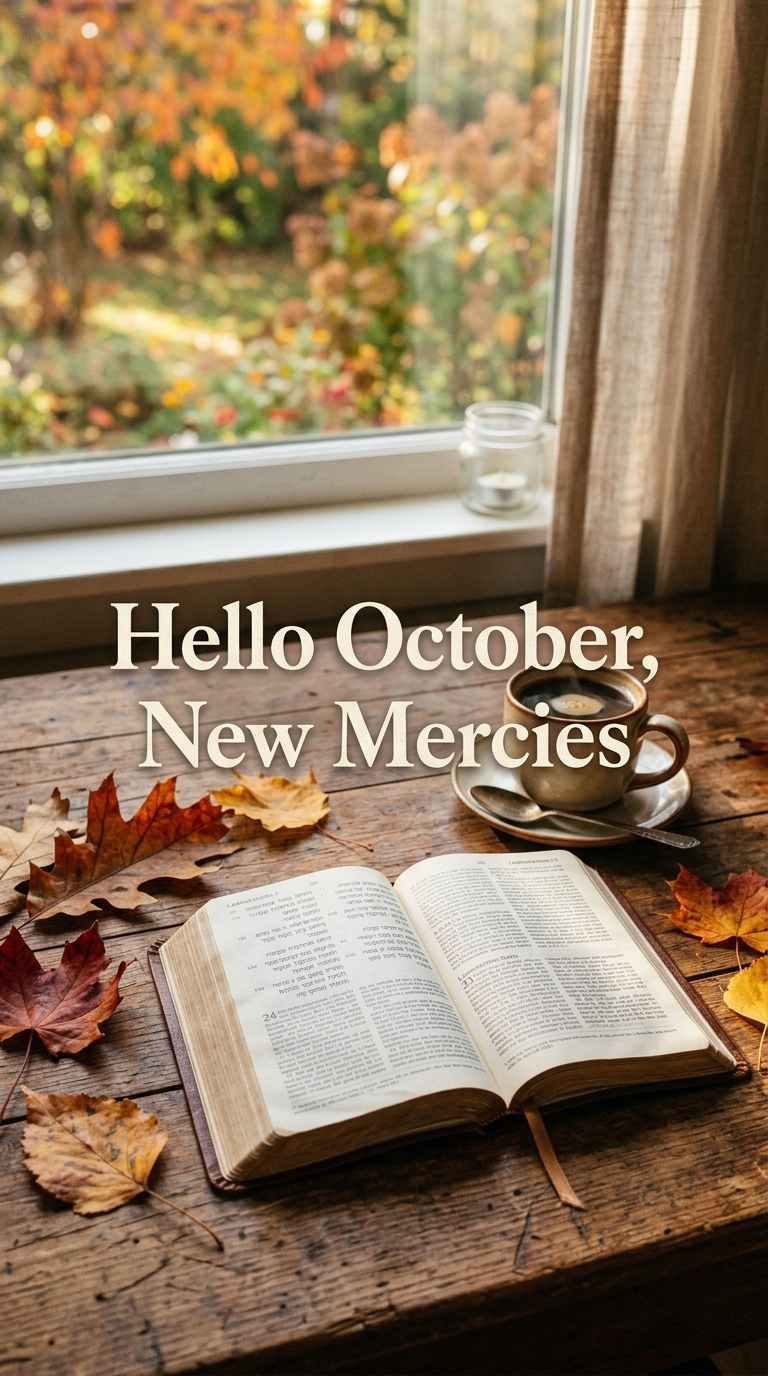 Hello October, New Mercies