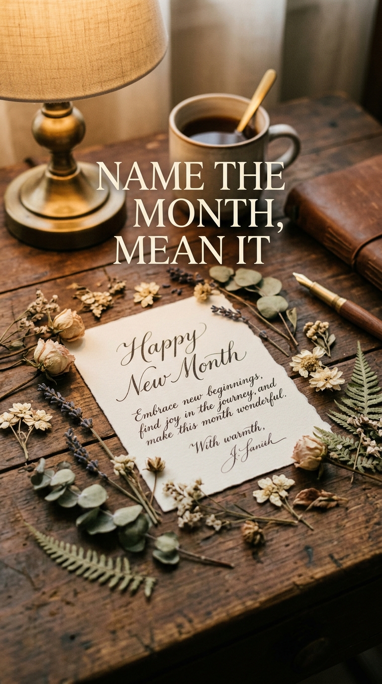 Name the Month, Mean It