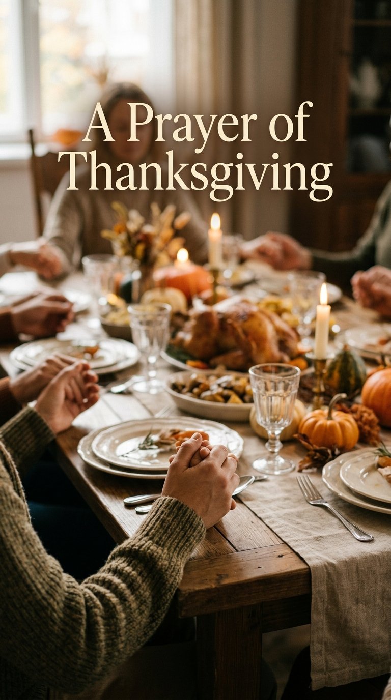 A Prayer of Thanksgiving - thanksgiving blessings quotes