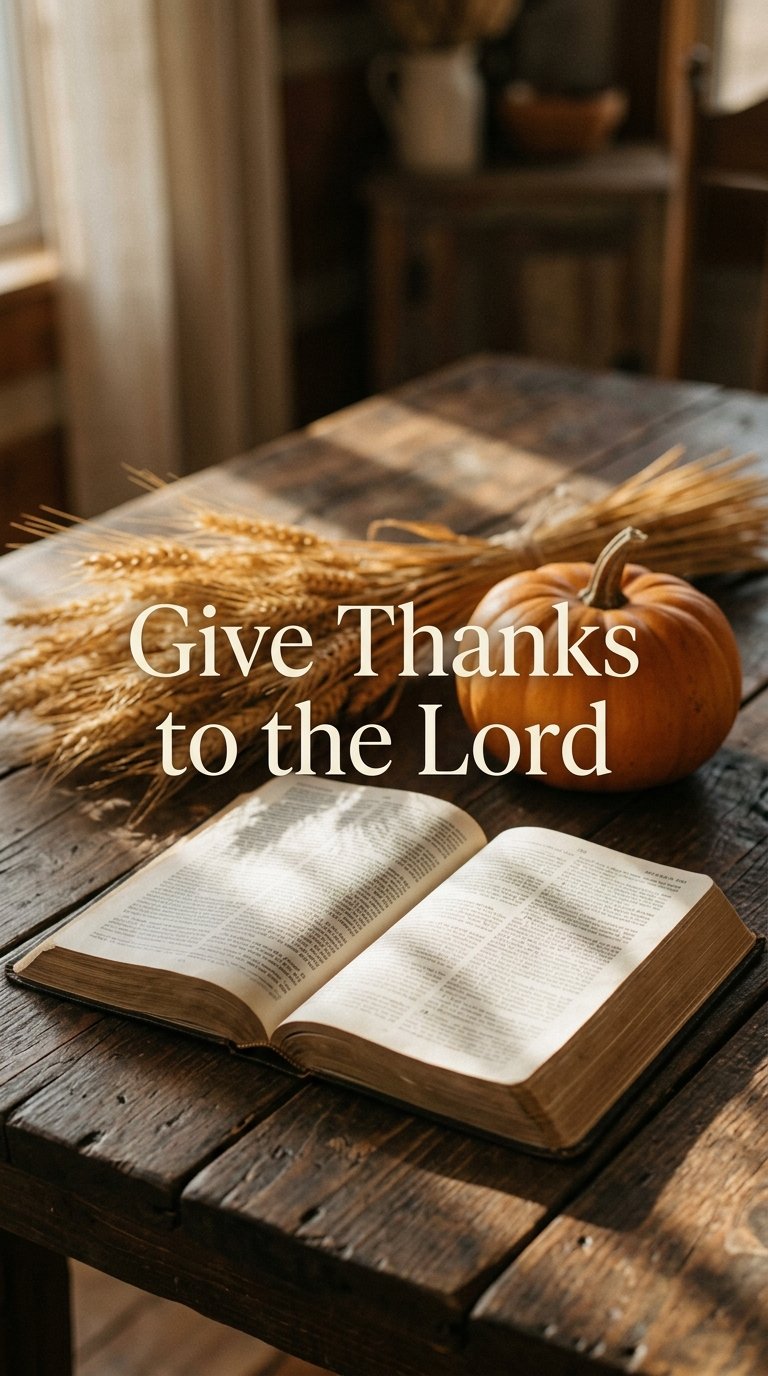 Give Thanks to the Lord - thanksgiving blessings quotes