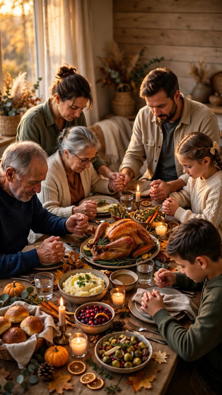 thanksgiving dinner prayer blessings